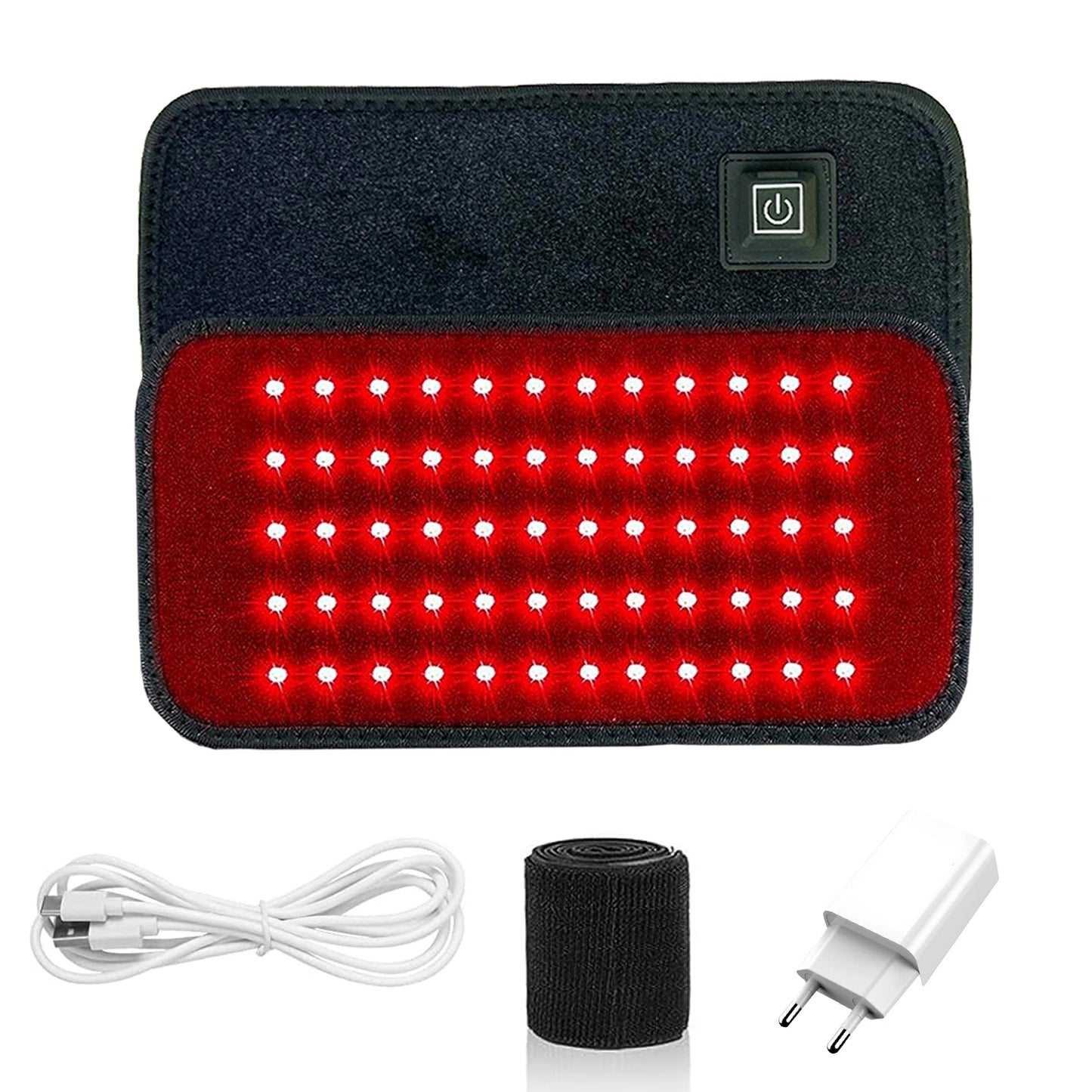 60 LEDs Red&Infrared Light Therapy Belt 850nm 660nm Fat Burner