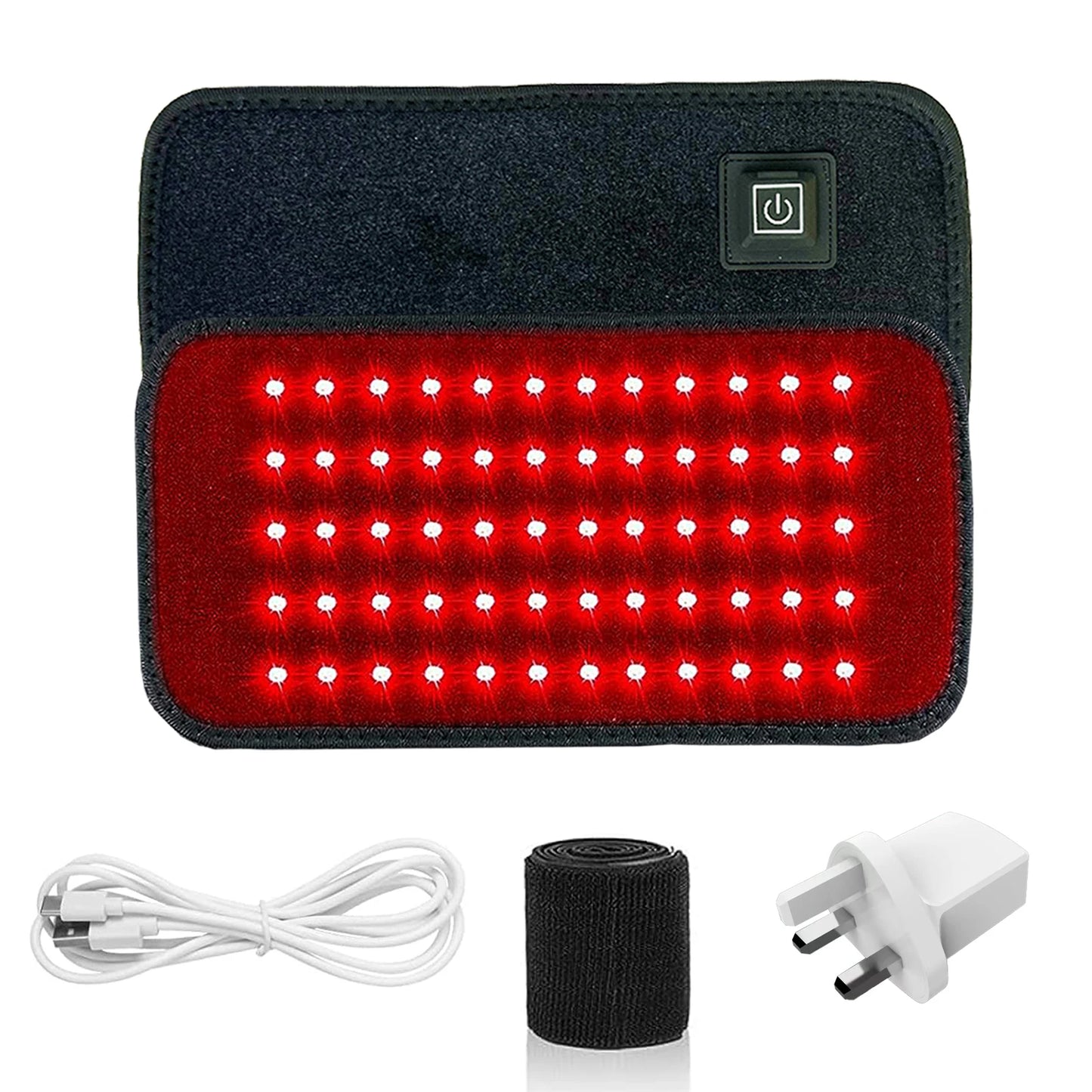 60 LEDs Red&Infrared Light Therapy Belt 850nm 660nm Fat Burner