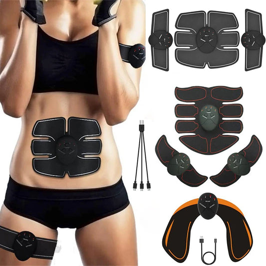 USB Rechargeable Wireless EMS Abdominal Muscle Simulator